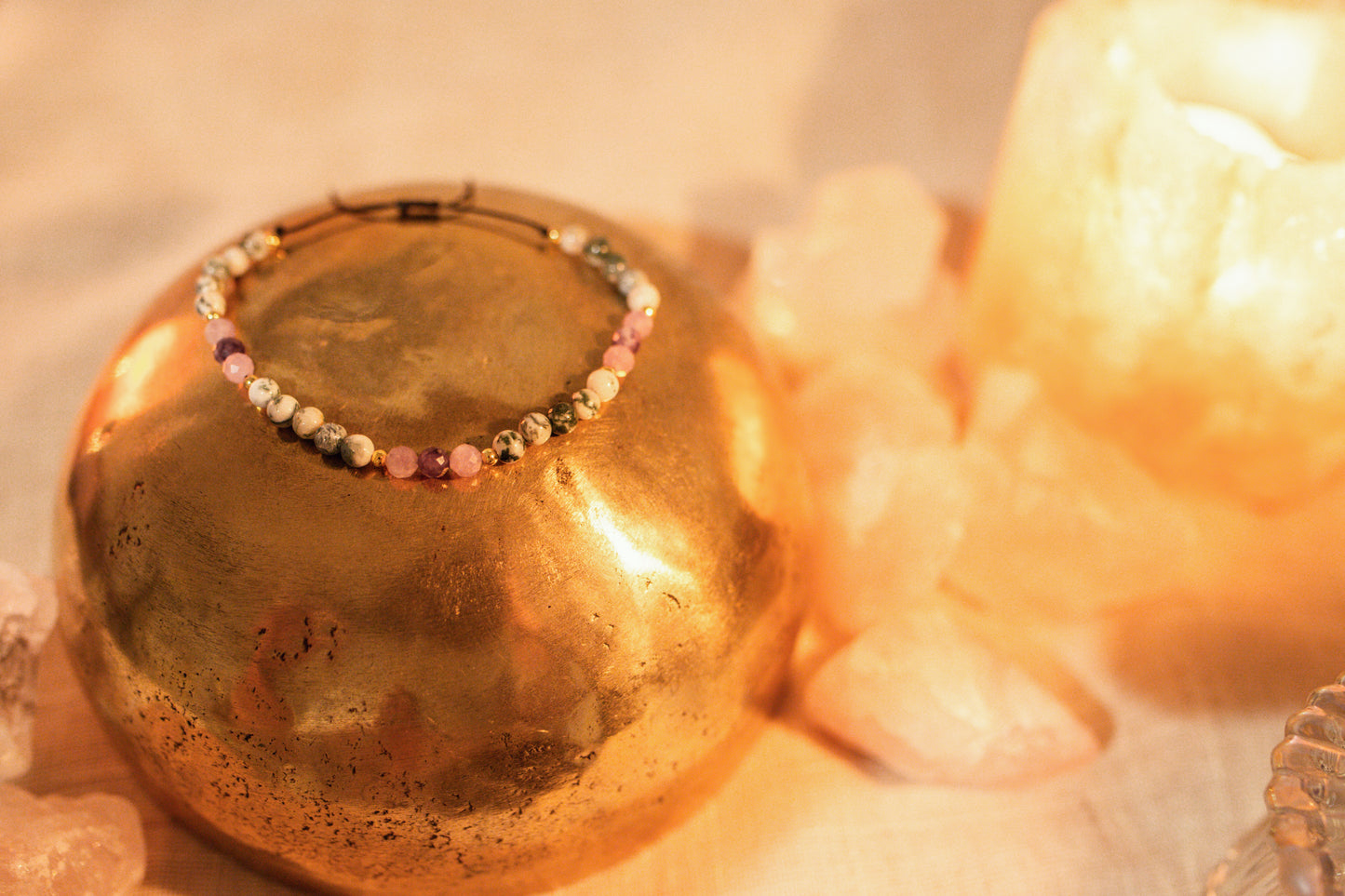Innere Ruhe & Erdung Edelsteinarmband